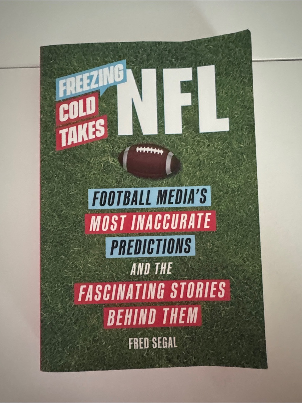 Freezing Cold Takes NFL Book - Green with Red & Blue Accents